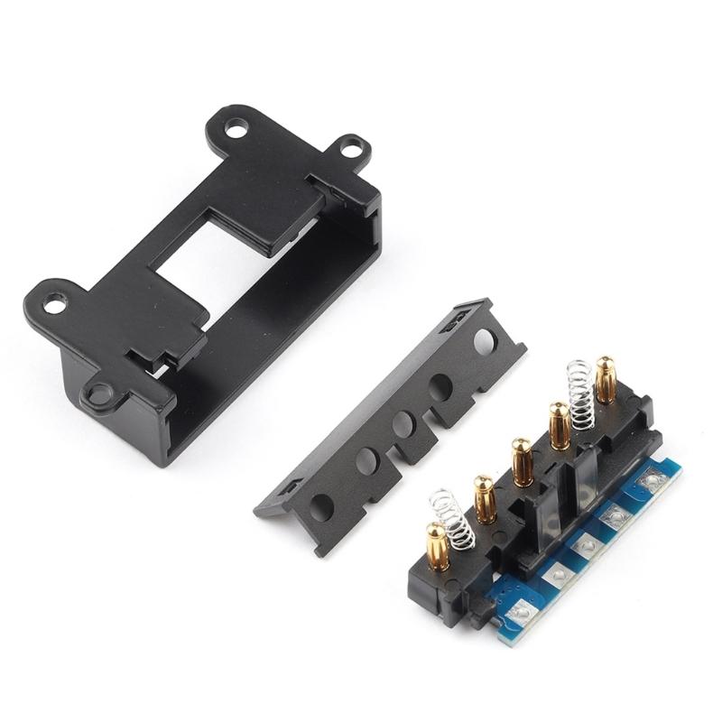 V Mount Battery Holder High Compatibility Metal Five-pin for Video Equipment Stable Power Supply Overload Protections
