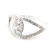Silver Ring 'Goddess' White Silver (rhodium) - 10 Mm