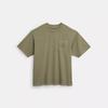 Coach PockeT T shirT Smoke