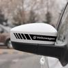 Automobilis Volkswagen VW 2 vnt. Automobilio PVC Juostelės Lenktynių Juostelės Galinio Vaizdo Veidrodėlio Lipdukai Volkswagen Golf-7 4 5 6 CC T-ROC Sharan Pa