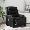 Vidaxl Foldable Massage Armchair, Electric, Black, Faux Leather