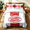 FC Bayern Mnichov (14) Sada 3 ks vhodná do ložnic měkká a pohodlná ideální dárek pro rodinu a přátele Zahrnuje jeden povlak na přikrývku a dva