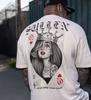 Queen of Love Standard Tattoo Art Street Casual T-Shirt Men's and Women's Luxury Brand Top