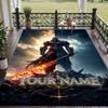 Custom Name Elden Ring Crystal Velvet Floor Rug Personalized Text Soft Carpet Home Decor