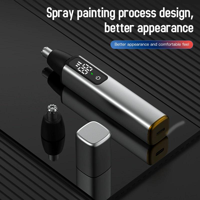 Electric Nose Hair Trimmer Rechargeable Mini Portable Painless Nose Hair Clipper Ear Trimmer With Waterproof Blade For Man Women