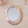 Romantic Pocket Mirror European Style Mini Relief Mirror  Home Decor