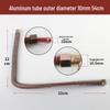 Compact Oil-Free Silent Air Compressor Kit with Elbow, One-Way Valve, Pressure Switch, Aluminum Tube, and Copper Intake Tube