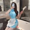 Linlin Ting Chinese Maid Qipao Passionate Quick Release Role Play Lingerie Set