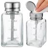 Empty Glass Nail Polish Remover Dispenser Refillable Press Pump Bottle Makeup Manicure Accessories