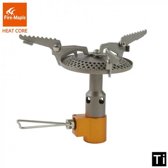 Fire Maple FMS-116T Outdoor Mini Camping Stoves Gas Burner For Backpacking 48g 2300W Portable Lightweight Titanium Gas Stove серебряный