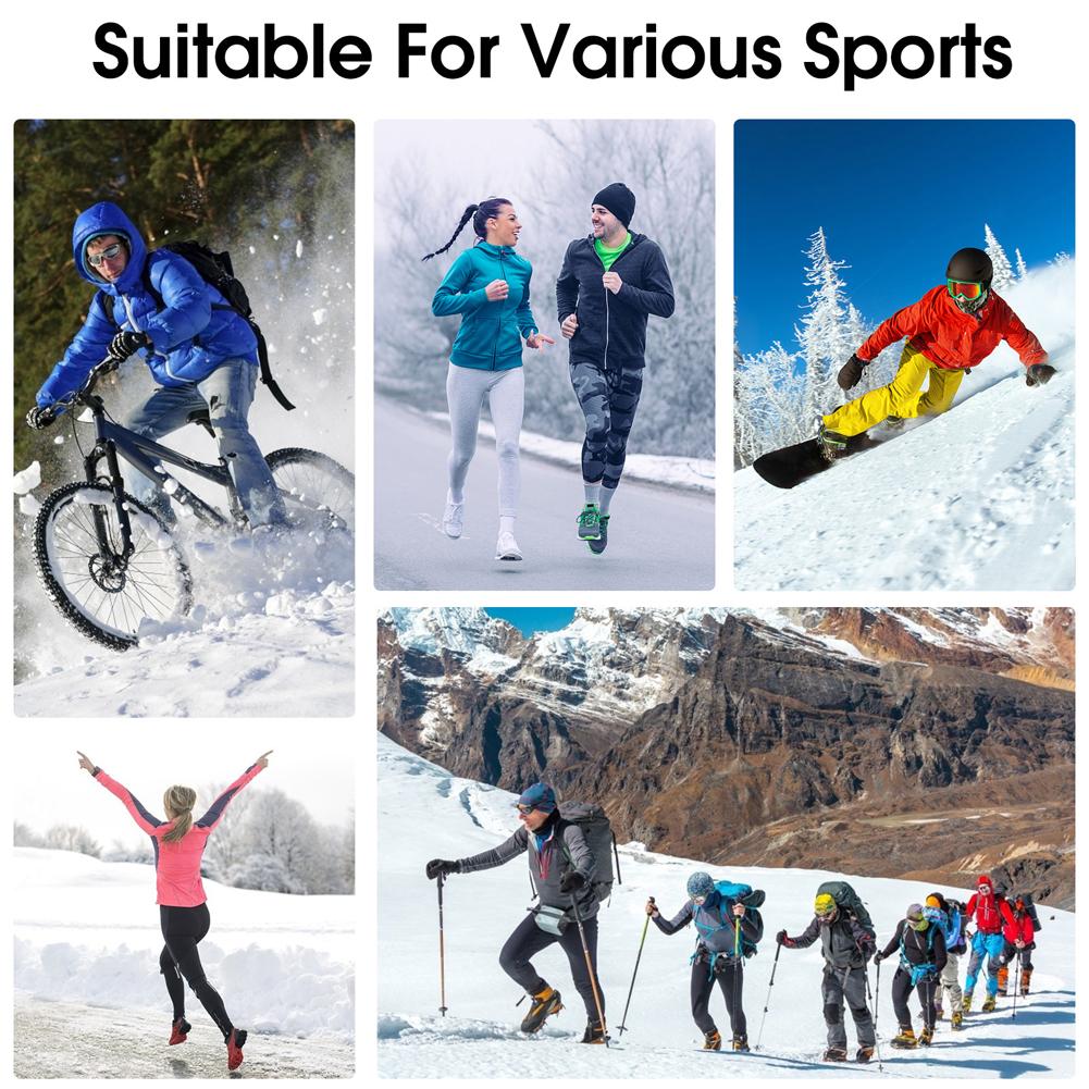 Cycling Caps Winter Windproof Sports Running Skating Skiing Motocycle Bike Cap Heads Hat Bicycle Cap