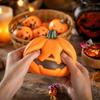 Pumpkin Shaped Slow Rising Toy with Outer Texture for Kids and Adults