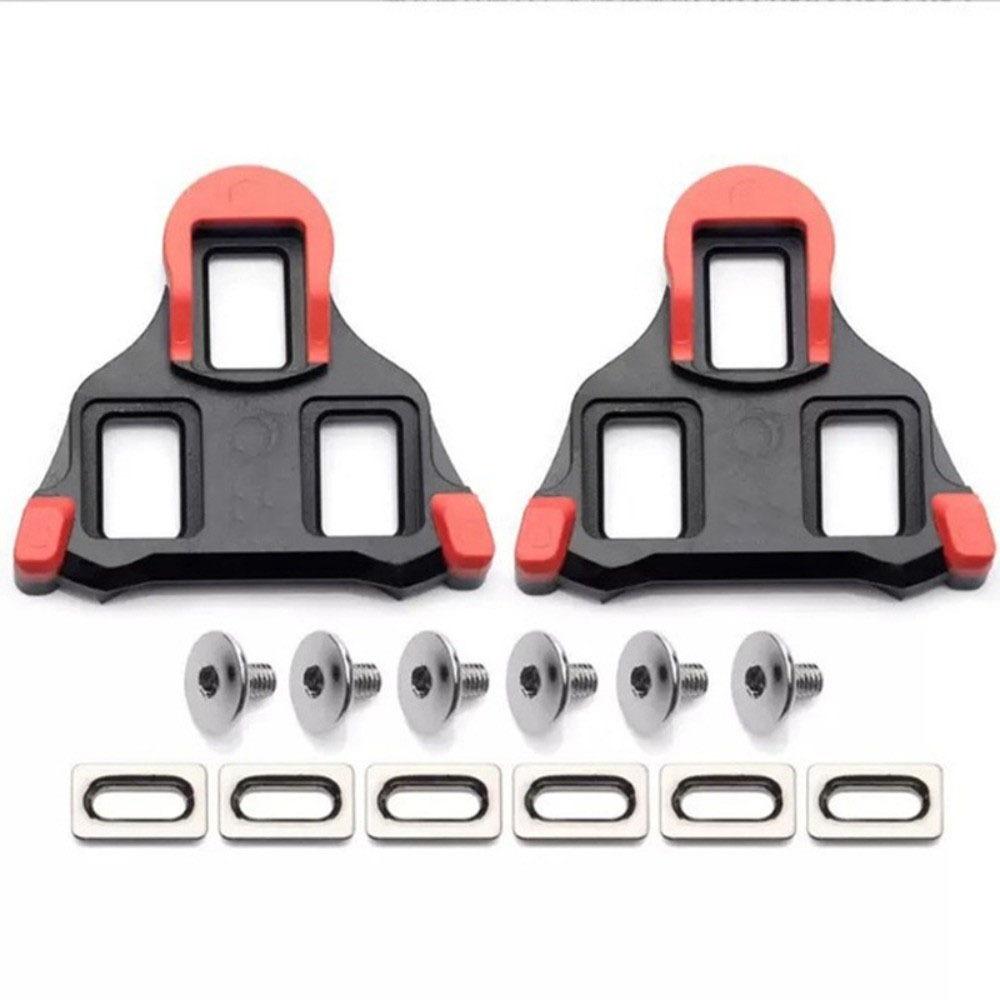 0/2/6 Degrees Cycling Shoes Cleat Pedals Plate Clip Bicycle Pedal Cleats  Cycling Shoes