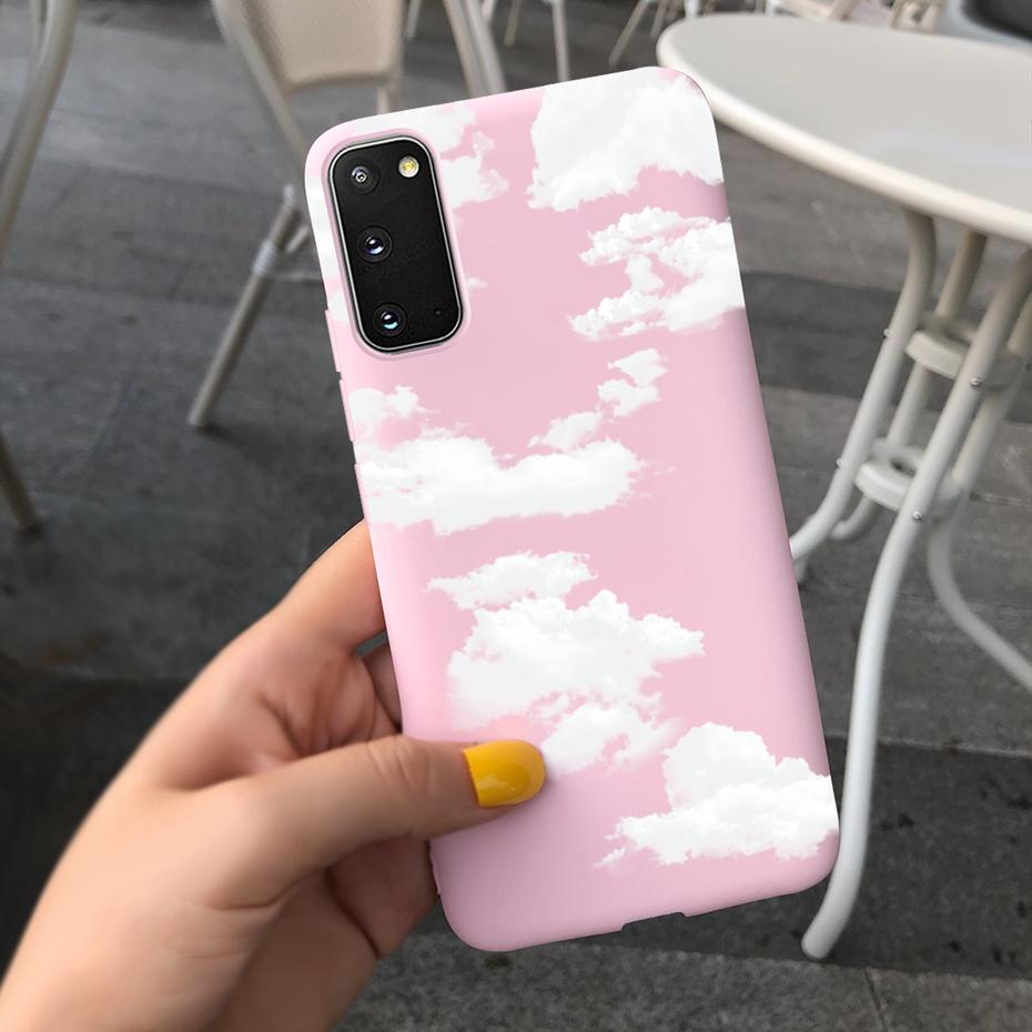 For Samsung Galaxy S20 5G S20+ Case Cover Fashion Soft Silicone Macaroon Phone Cases For Samsung S20 FE S 20 Plus S20Plus Funda