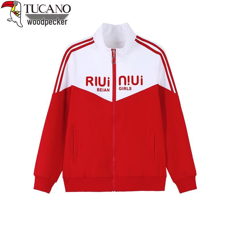 Woodpecker Women's 2025 Spring Autumn Stand-Collar Two-Piece Sportswear Set