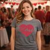 Heart XOXO Tee, Anniversary Gift, Newlywed Shirt