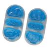 2Pcs Gel Ice Pack Reusable Hot Cold Compress Discomfort Relief Ice Pack for Home Outdoor Blue