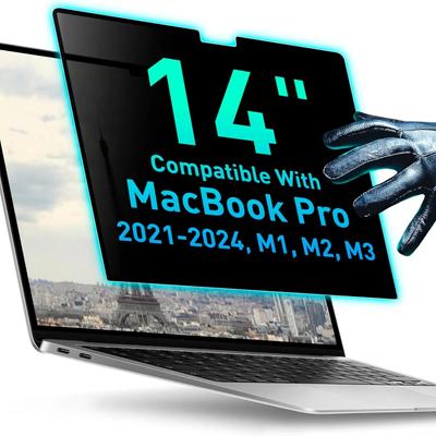 Magnetischer Sichtschutz für MacBook Pro 14 Zoll M1, M2, M3, Anti-Blaulicht, Blendschutz, Laptop-Displayschutz, 13,6 Zoll, 14 Zoll, 15 Zoll, 16 Zoll, Blaulicht-Blockierfilter