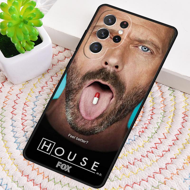 Dr House Hugh Laurie Pills Phone Case for Samsung Galaxy note 10 pro S26 Ultra S23 S24 FE S25 S21 S22 PLUS shockproof Cove