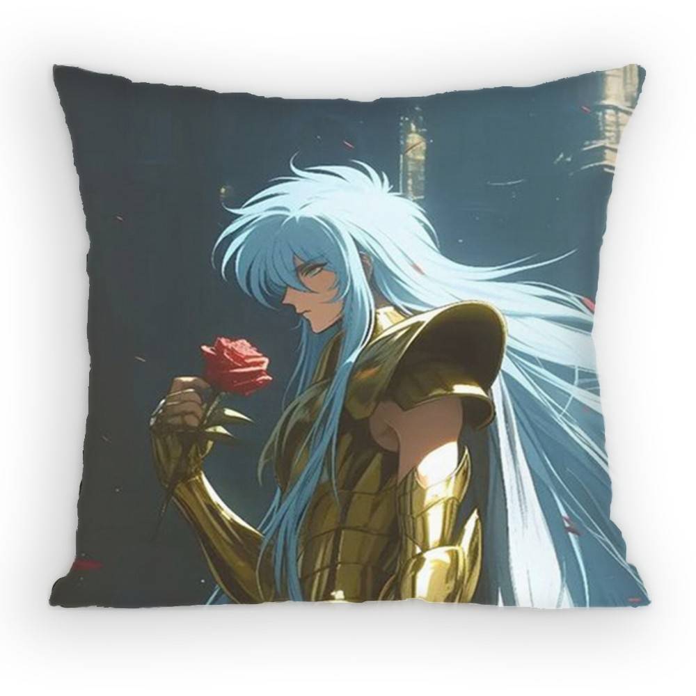 SSaint Anime SSeiyaS Pillow Case Antidustmite Pillowcase Invisible zipper silky Sofa cushion cover for bedroom