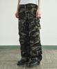 THEVINYLHOUSE Military Cargo Pants Camo