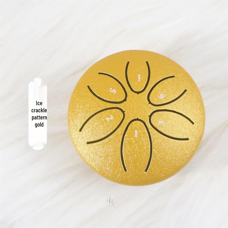 Ethereal 3-Inch Steel Tongue Drum: 6-Note Mini Percussion Instrument for Kids
