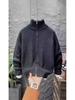 Versatile Double Zipper Cardigan: Autumn/Winter Loose Stand-up Collar Sweater Jacket