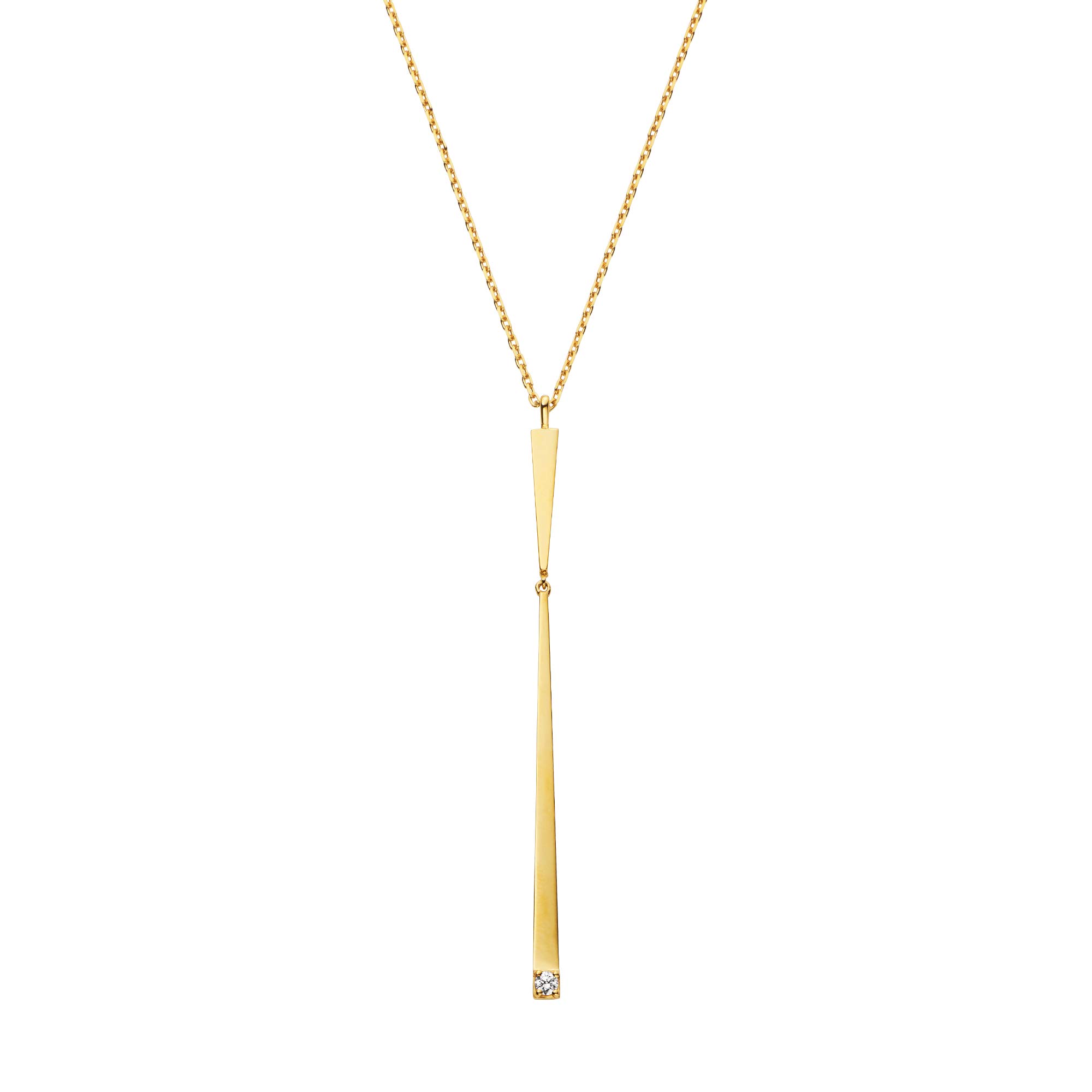 

Kuma SV925 Silver Diamond Japan House Necklace KM8N008456DI [Official] [Vendome Aoyama] [Kengo + MA,YU] [Kengo Kuma] золотий