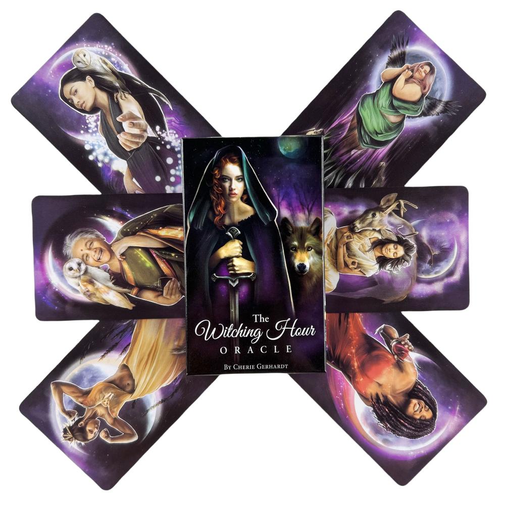The Witching Hour Oracle Cards Full English Cards Deck Tarot Divination Fate Family Party Edition Board Game