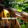 4/8/12/pcs Solar LED Lights Outdoor Garden Light Deck Lamp Solar Stairs Light Waterproof Solar Step Lamp Patio Garden Decoration