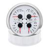 AD 4 In 1 Multifunction Gauge 85MM Fuel Pressure Measurement Oil Pressure Gauge Fuel Level Water Temp Meter Voltmeter with Alarm