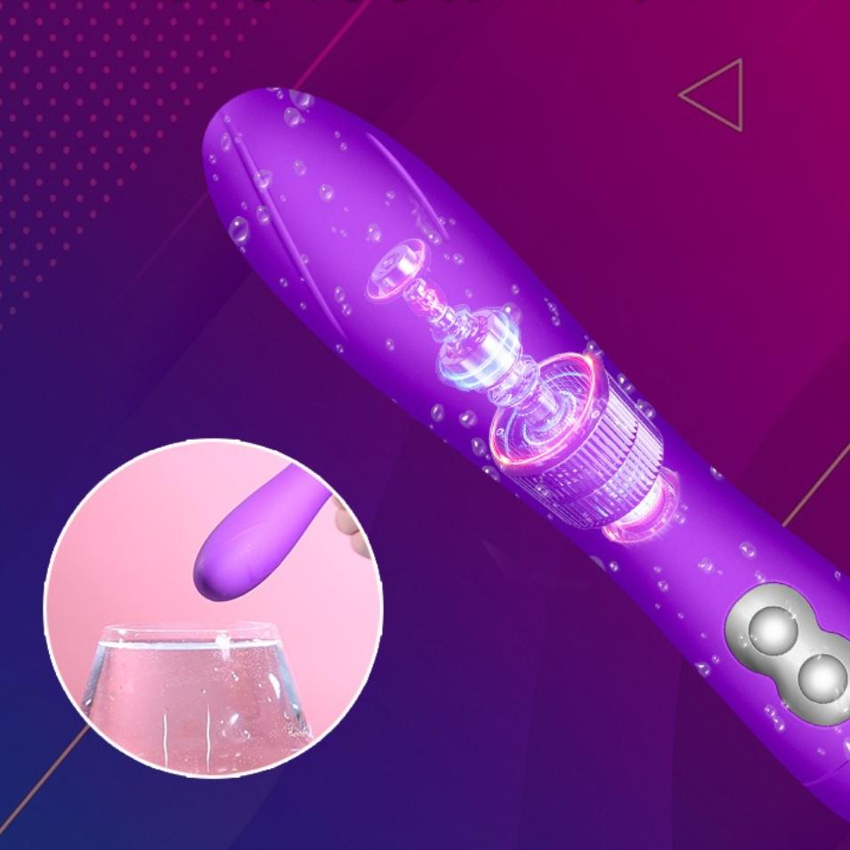 G Spot Dildos Vibrator Sex Toys for Woman Massage Stick with 7 Vibrating Mode USB Charging Dildo Clitoris Anal Nipple Stimulator