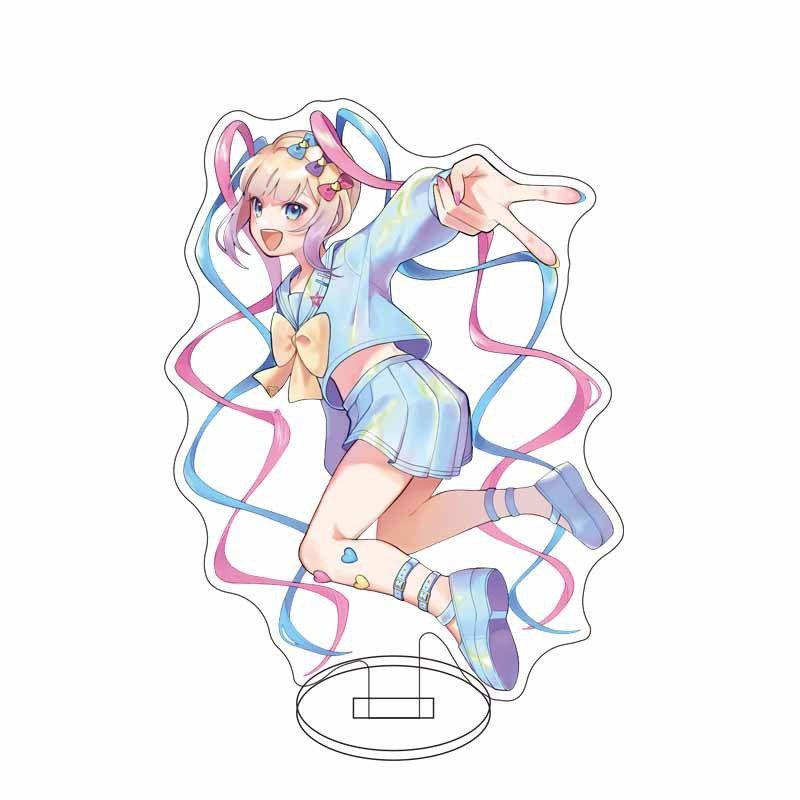 NEEDY GIRL OVERDOSE Acrylic Standing Sign Ornaments Kawaii Game Pattern 12cm Decorate Model Storage Desktop Anchor Gift