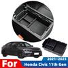 For Honda Civic 11th Gen 2025 2025 2025 Car Armrest Hidden Storage Box Center Console Tray Organizer Holder Interior Accessories