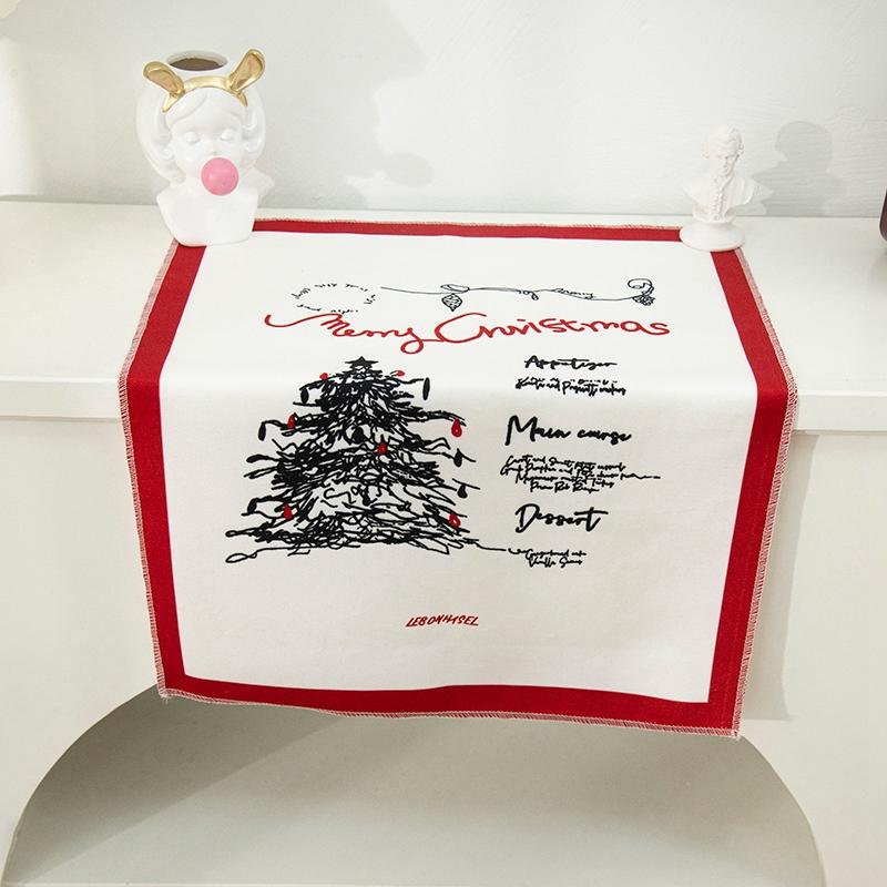 Christmas Hanging Cloth Wall Tapestry Accessorie Home Decoration Christmas New Year Decoration Room Aesthetic Accessories