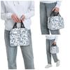 Toile De Jouy French Motif Insulated Lunch Bag for Kids School Cooler Thermal Food Box Tote Leakproof Lunch Boxes Container
