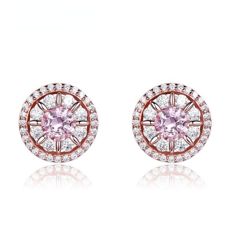 SACE GEMS Brincos de Moissanite para Mulheres Qualidade Superior 100% Prata Esterlina 925 Brilhantes Festa de Casamento Joalheria Fina