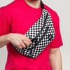 Vans Black And White Checkerboard Zipper Waist Bag Men waist bag VN0A2ZXXHU0