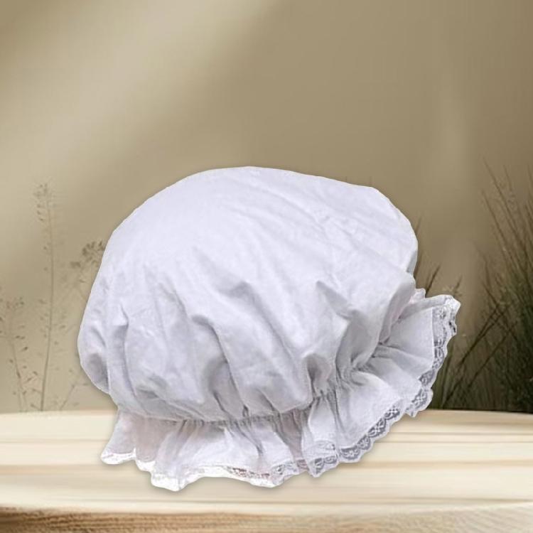 Women Lace Brim Caps Perfect for Theme Party Dress Maid Cosplay Props White Hat Nurse Headdress Maid Cosplay Props