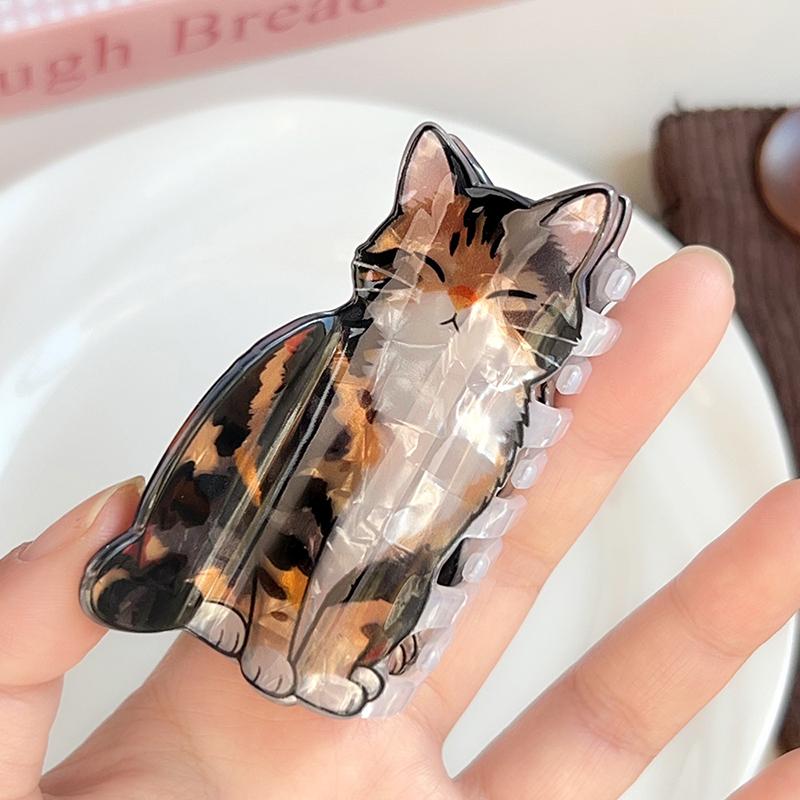 Mammoth Chameleon Hair Claw Adorable Animals Acrylic Hair Claw Clips Hair Accessories For Women Girls