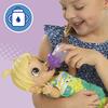 Hasbro Baby Alive Fun Shaking Baby Doll with Blonde Hair, Frog-Print Outfit, Over 25 Sound Effects Including Laughter, Dancing, Drinking, and Peeing,