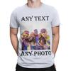 Personlig T-skjorte Eget Foto Tekst Trykket Egendefinert Bilde Herre Dame T-skjorte #TA-195