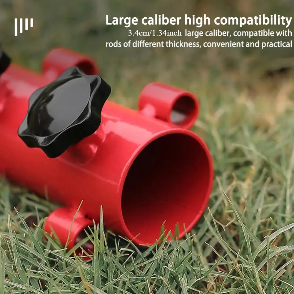 1PC Canopy Tarp Camp Pole Fixer Camping Supplies Tent Accessories Equipment Support Rod Fixing Tube Outdoor Suit Tent Parts