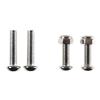 ATV Black+Red Billet Aluminum Anodized Door Opener Kit For 17-20 Can-Am Maverick
