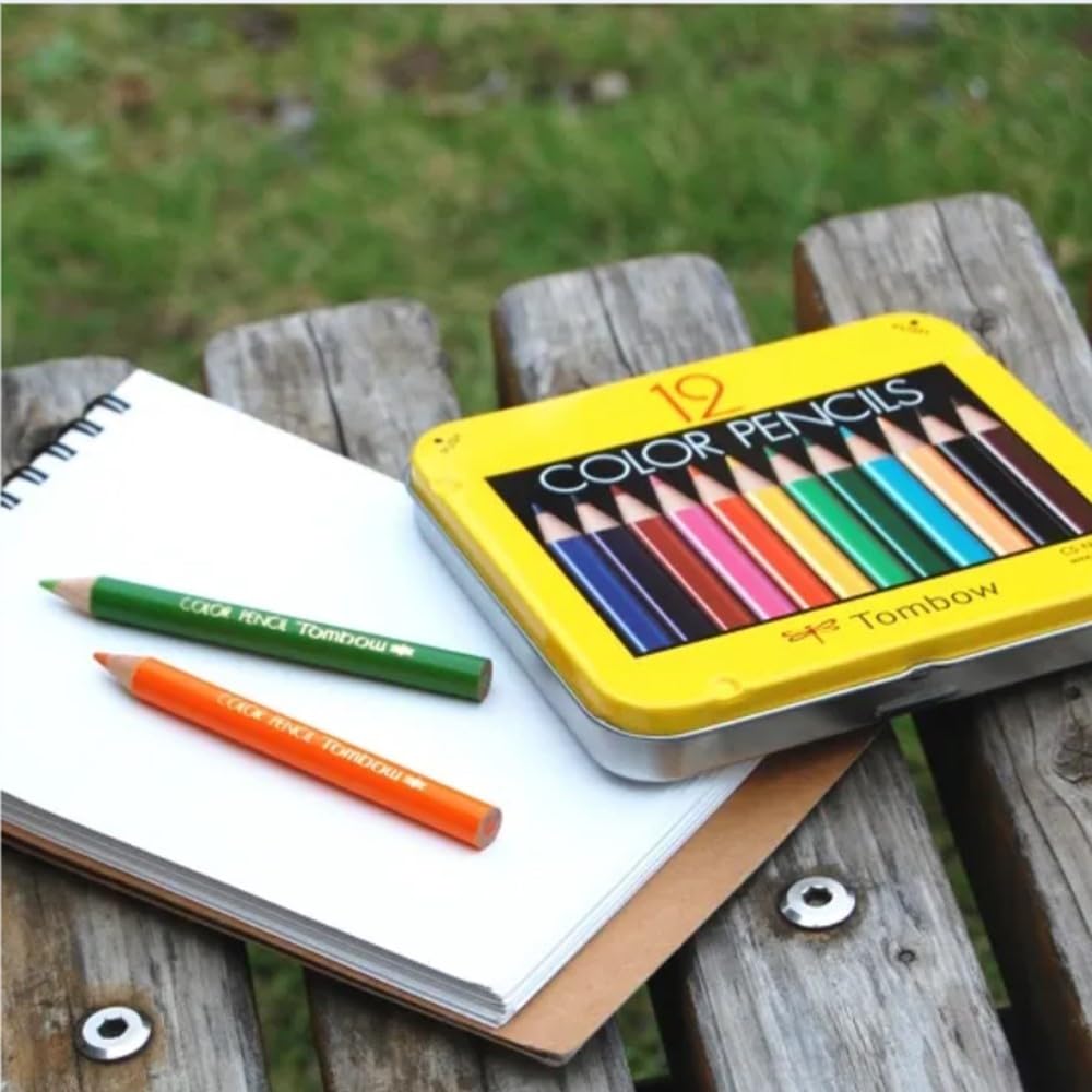Tombow Mini Colored Pencils NQ 12 Colors with Sharpener BCA-151