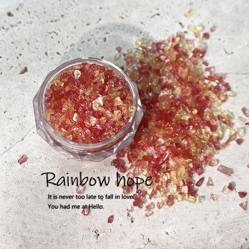 Nail Art 3D High Quality Broken Glass Fashion Charm Gravel Glitter Rhinestone DIY Nail Accessories Decoration