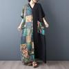 Short Sleeve Oversized Cotton Vintage Floral New In Dresses for Women Casual Loose Maxi Long Summer Dress