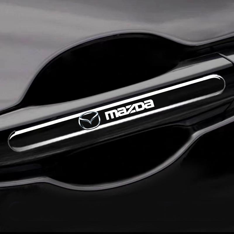 4 Stück Transparenter Autotür-Kollisionsschutz Stoßstangenleiste Aufkleber Für Mazda 3 6 CX5 2 CX3 CX9 MX5 RX8 Axela Demio MS CX5 2 Axela Demio Atenza MS