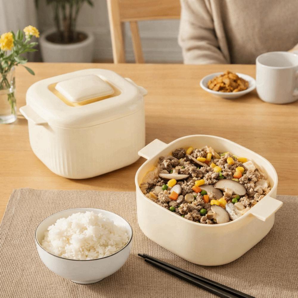 1700ml Microwave Rice Cooker Steam Box Food Cooking Steamer  Microwave Cooking