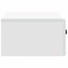 Wall Mounted Nightstand Set 2 pcs White 49 x 34.5 x 20 cm